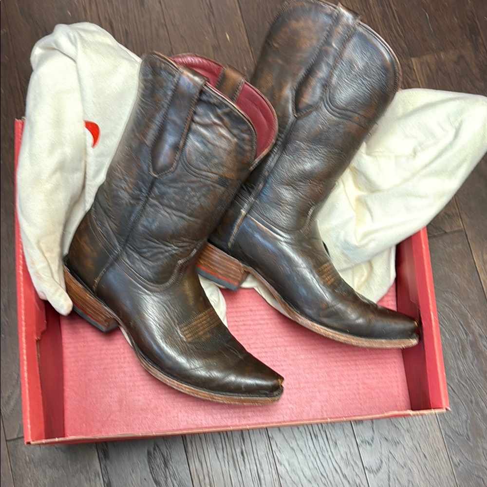Brown Leather Men's Boots